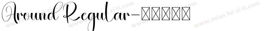 Around Regular字体转换